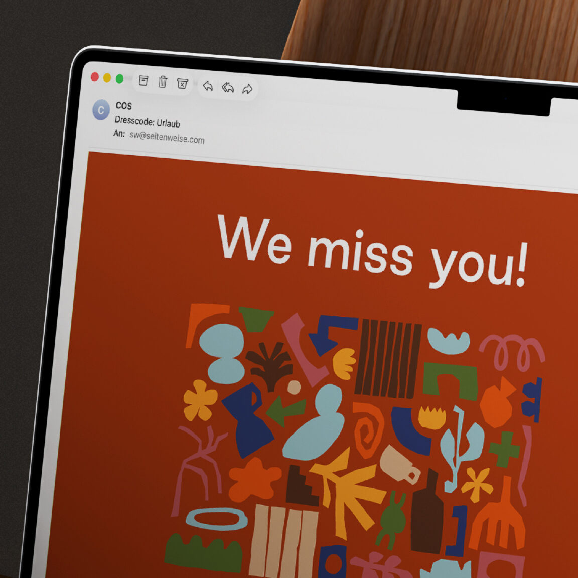 Reaktivierungsmail mit der Ansprache We miss you