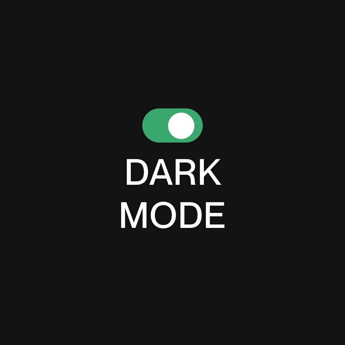Schalter für den Dark Mode