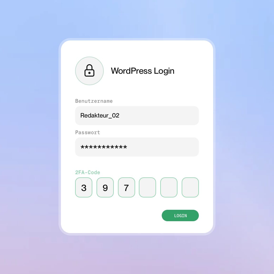 WordPress Sicherheit: Zwei-Faktor-Authentifizierung beim Login